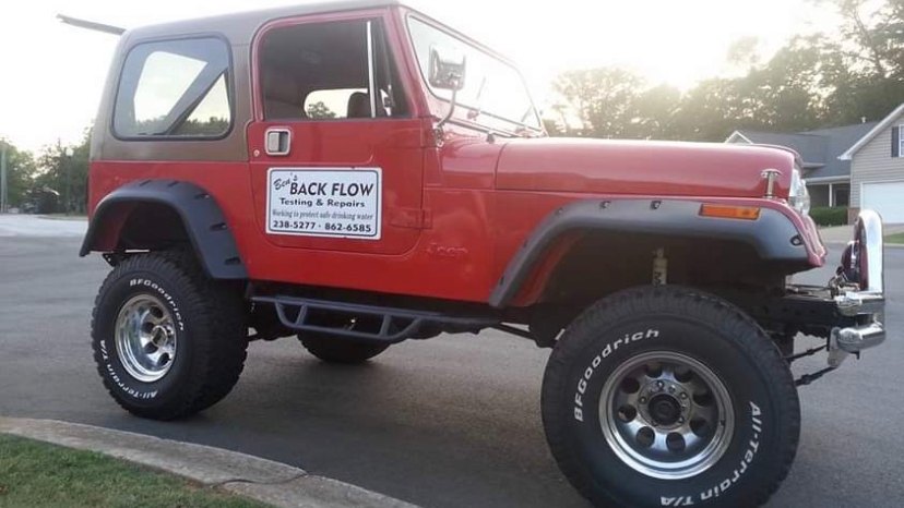 Ben's Backflow Testing and Repair branded vehicle in Upstate South Carolina